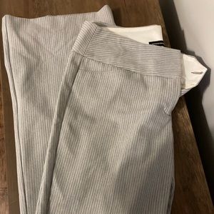 Express dress pants, size 6.  Gray with black pinstripe